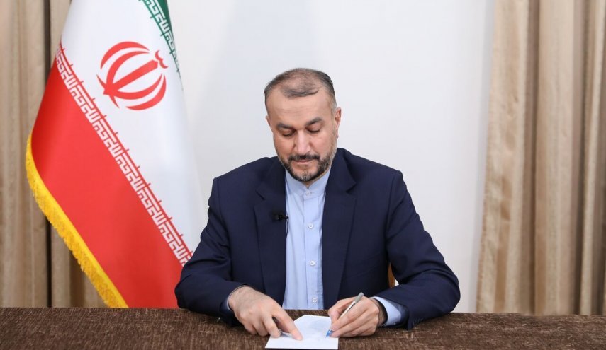 عبد اللهيان :لا يوجد في القانون الدولي دفاع عن النفس ضد الدفاع المشروع