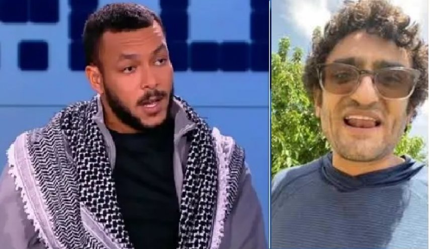 صور/الفنان 'ويجز' يلقن 'الجاسوس وائل غنيم' درسًا في العروبة!