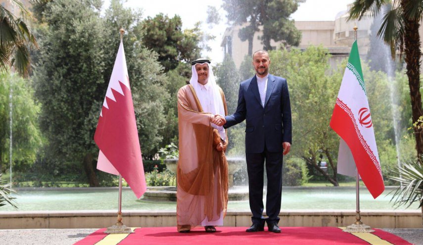  امير عبداللهيان يغادر الدوحة  متوجها الى طهران