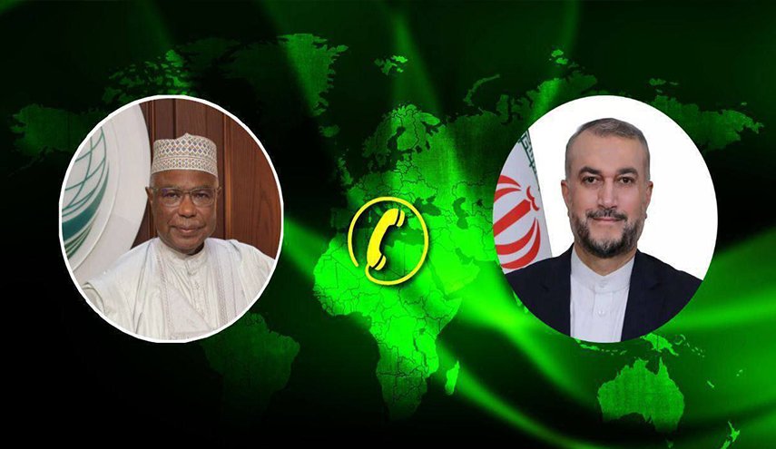 أميرعبداللهيان يبحث تطورات غزة مع أمين عام منظمة التعاون الإسلامي