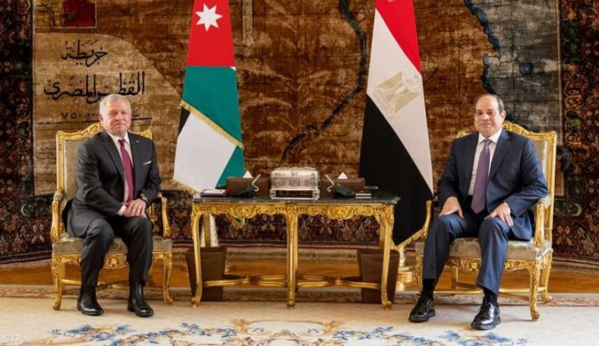 قمة 'مصرية_أردنية' ترفض أي تحرك لتهجير الفلسطينين