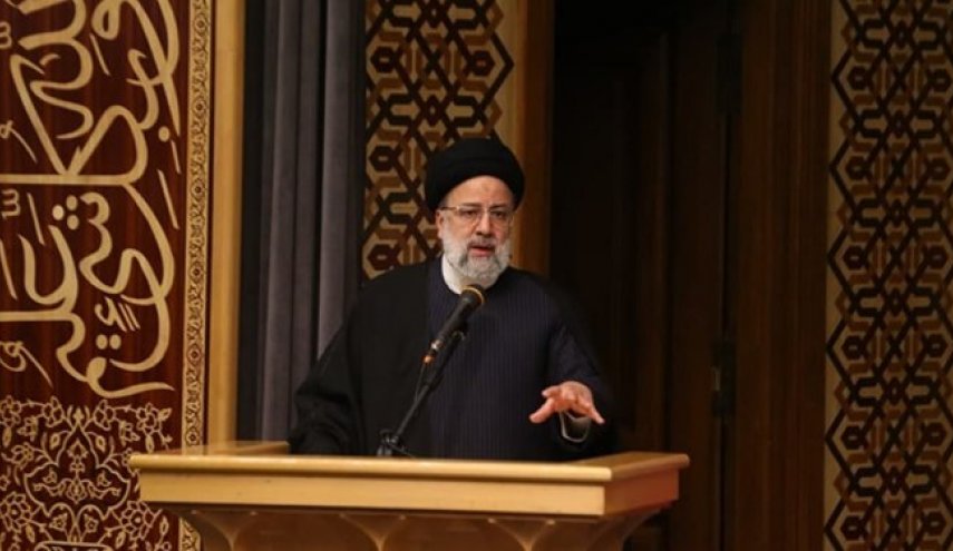 رئيسي: صحة موقف ايران تجاه القضیة الفلسطينية بات واضحا للعالم