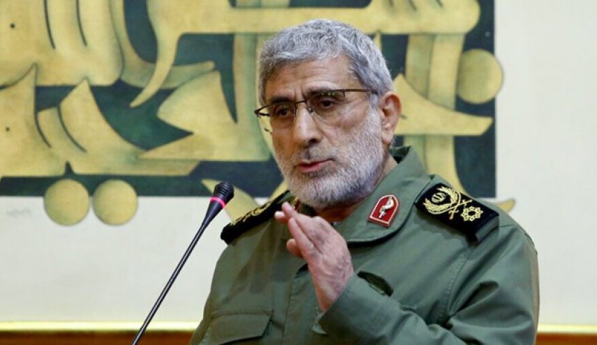العميد قاآني: المقاومة الفلسطينية نفذت عمليتها بقرارها وتدبيرها
