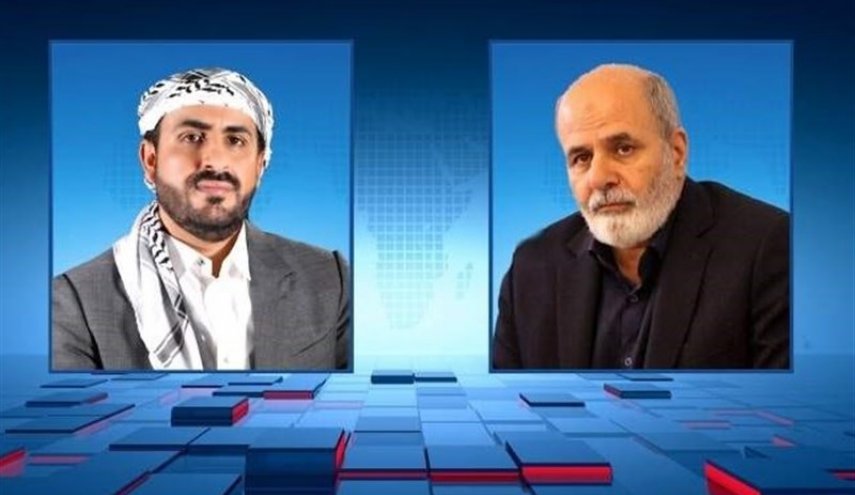 المتحدث باسم أنصار الله يلتقي أمين المجلس الأعلى للأمن القومي الإيراني