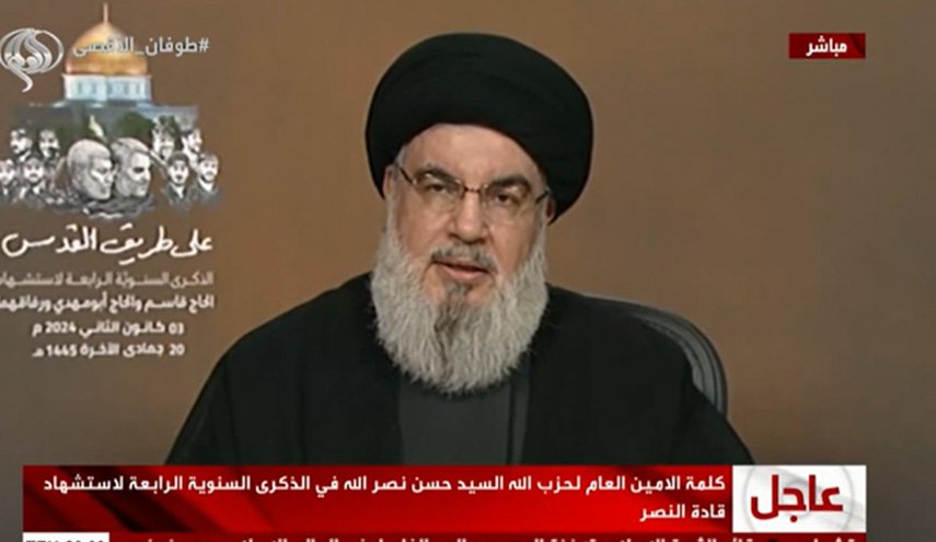 السيد نصر الله: المقاومة برؤية استراتيجية وضعت 'الاحتلال' على طريق الزوال