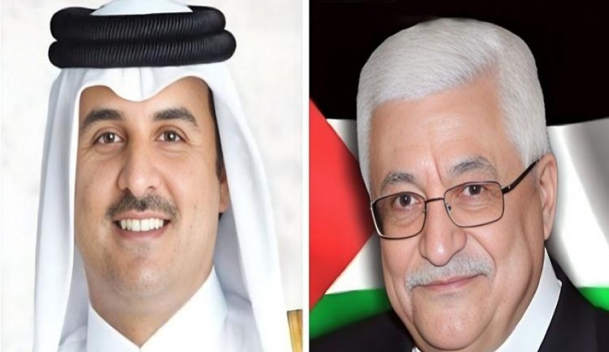 اتصال هاتفي بين أمير قطر و الرئيس الفلسطيني..ما الموضوع؟! 