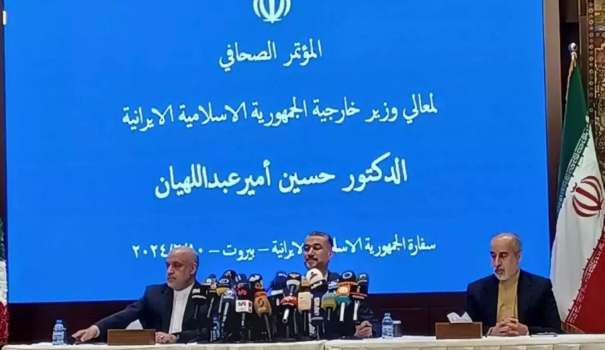 عبد اللهيان: نهاية الحرب تعني نهاية نتنياهو والحكومة المتطرفة لكيان الاحتلال 