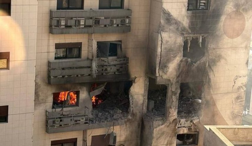 عدوان صهیونی يستهدف مبنى سكنياً بدمشق