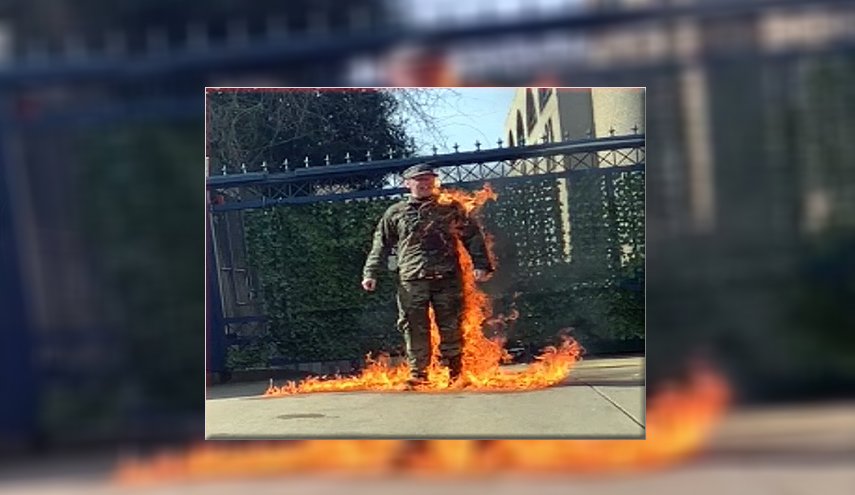 شاهد.. حماس تُحمِّل واشنطن مسؤولية إحراق جندي أميركي نفسه