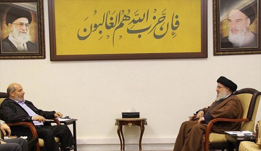 السيد نصر الله يستقبل وفدًا قياديًا من حركة ‏حماس 