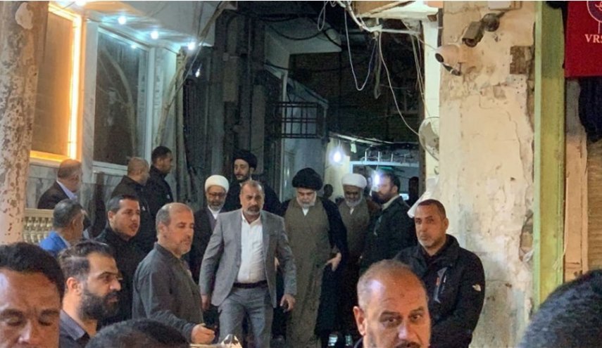 السيد الصدر في ضيافة السيد السيستاني