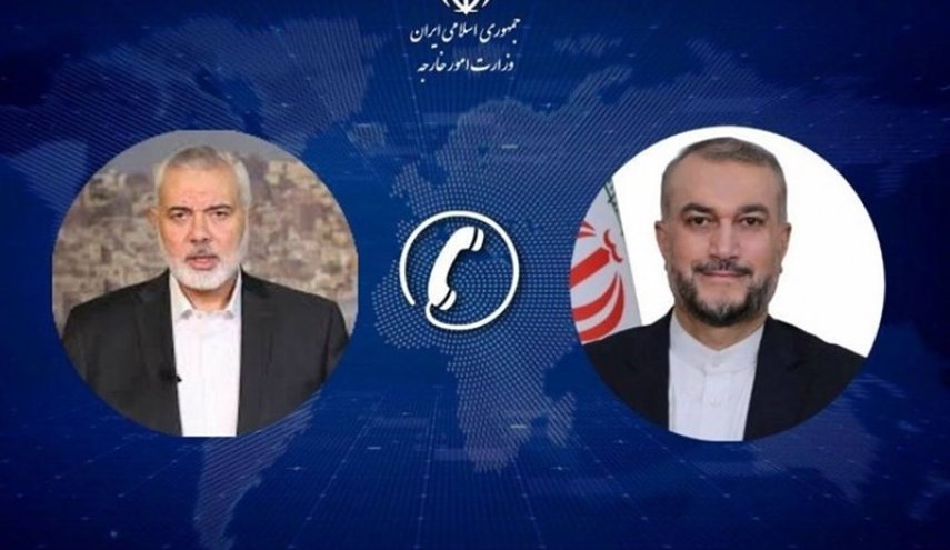 عبد اللهيان لهنية: العالم يدرك أن نتنياهو  وصل لـ