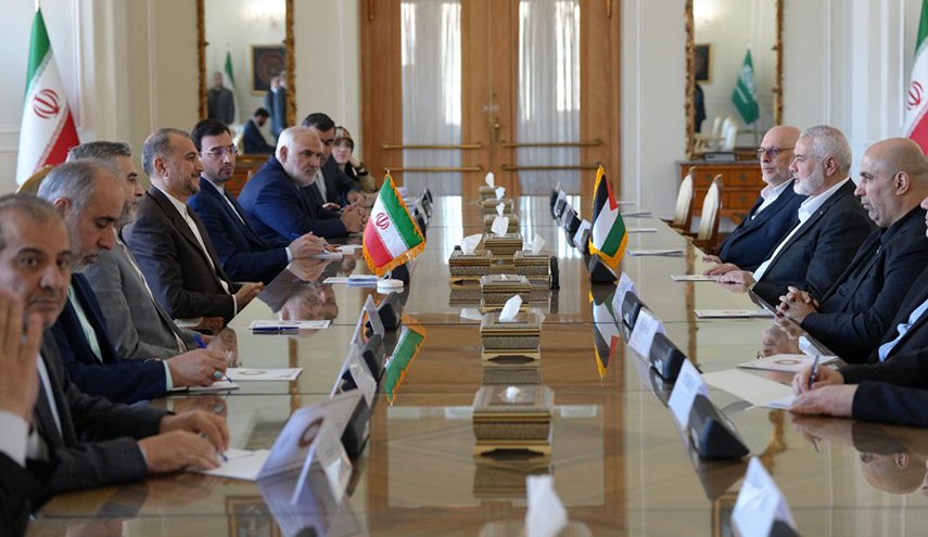 أميرعبداللهيان يبحث مع هنية آخر مستجدات الحرب على غزة