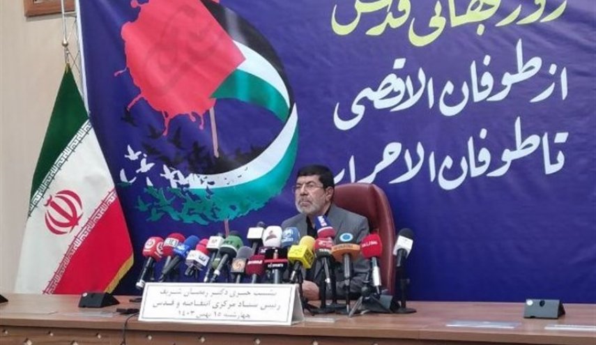 تشييع شهداء العدوان الإرهابي على القنصلية الإيرانية في يوم القدس العالمي بطهران