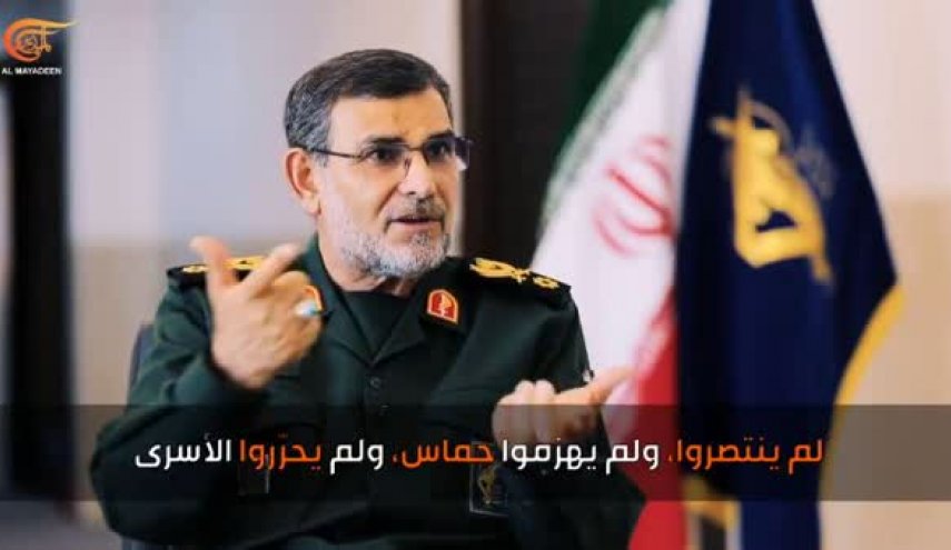 سردار تنگسیری: سیلی به اسرائیل سر وقتش، محکم زده می‌شود