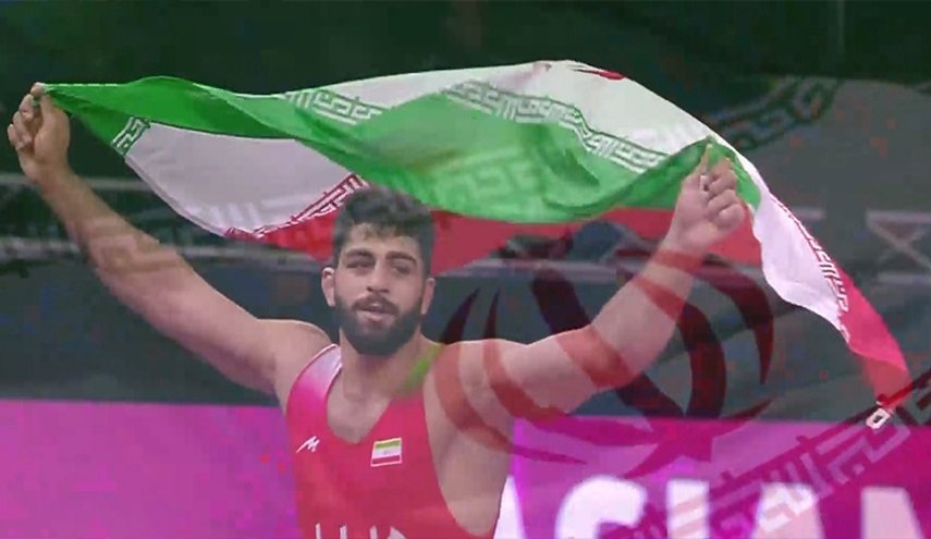 المنتخب الوطني الإيراني بطل آسيا بالمصارعة الرومانية
