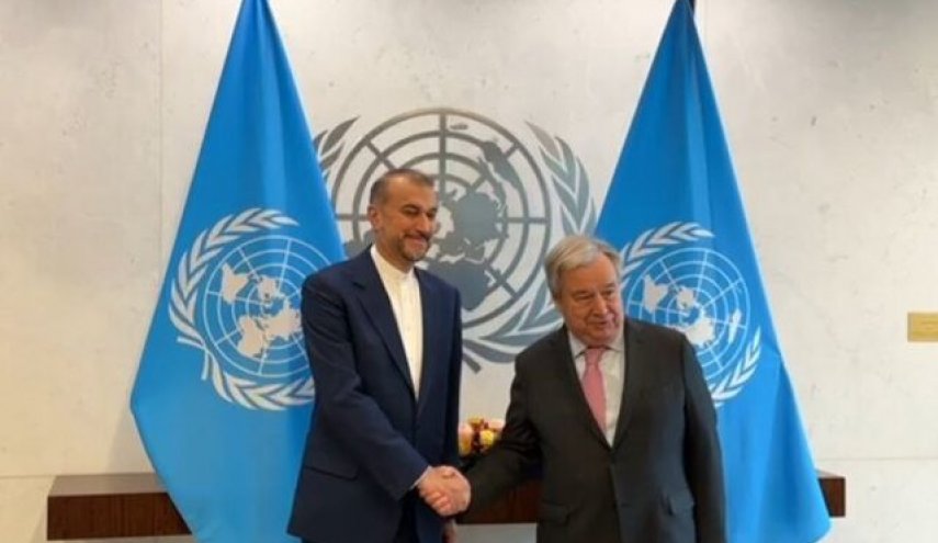 عبداللهيان لغوتيريش: استهدفنا فقط الموقع الذي انطلق منه العدوان على قنصليتنا