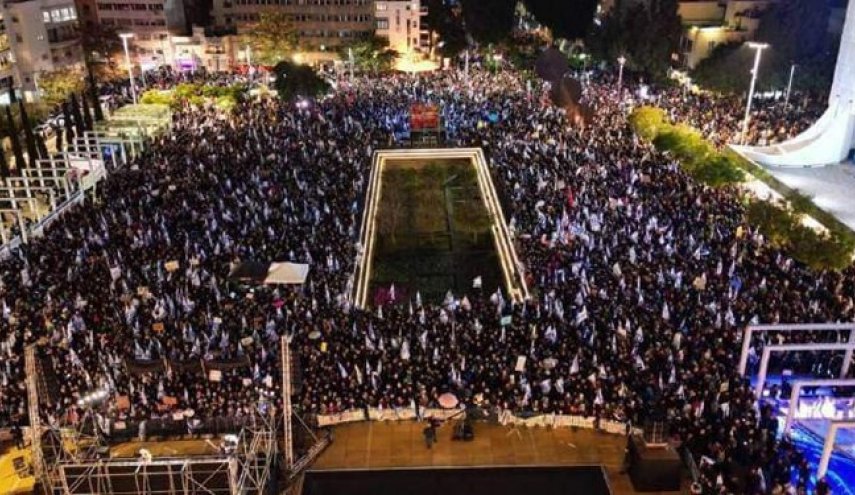 روزنامه صهیونیستی: امشب در ۵۵ نقطه فلسطین اشغالی تظاهرات برگزار می‌شود
