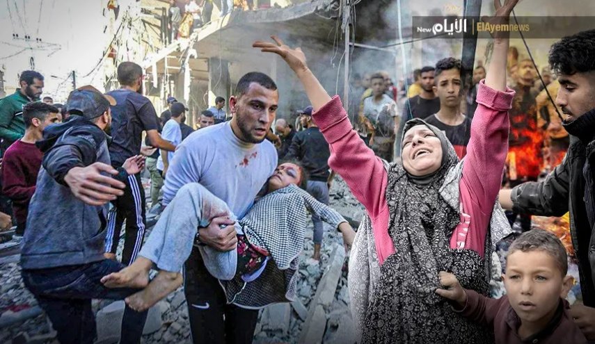 أنصار الله توجه نداء الانسانية للعالم لوقف الجرائم الصهيونية
