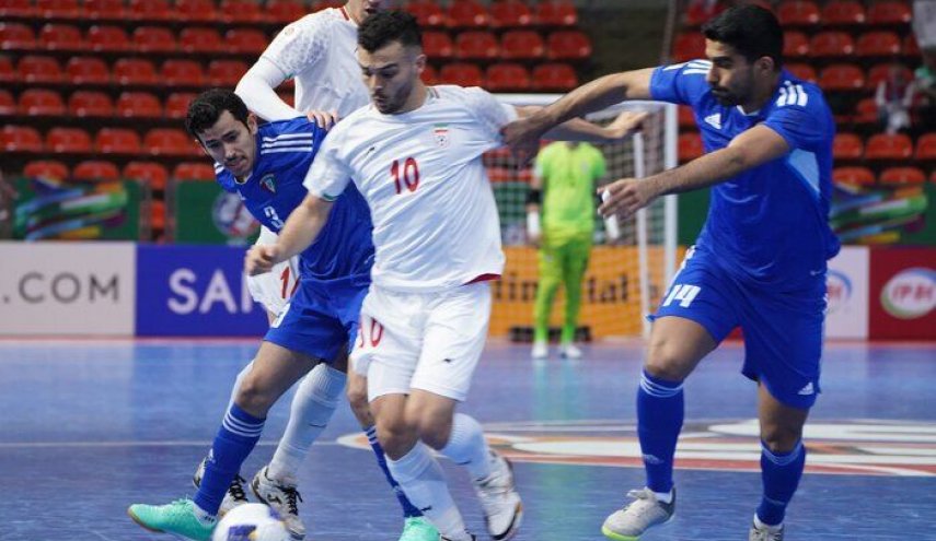 ايران تفوز على الكويت في كاس امم آسيا لكرة الصالات