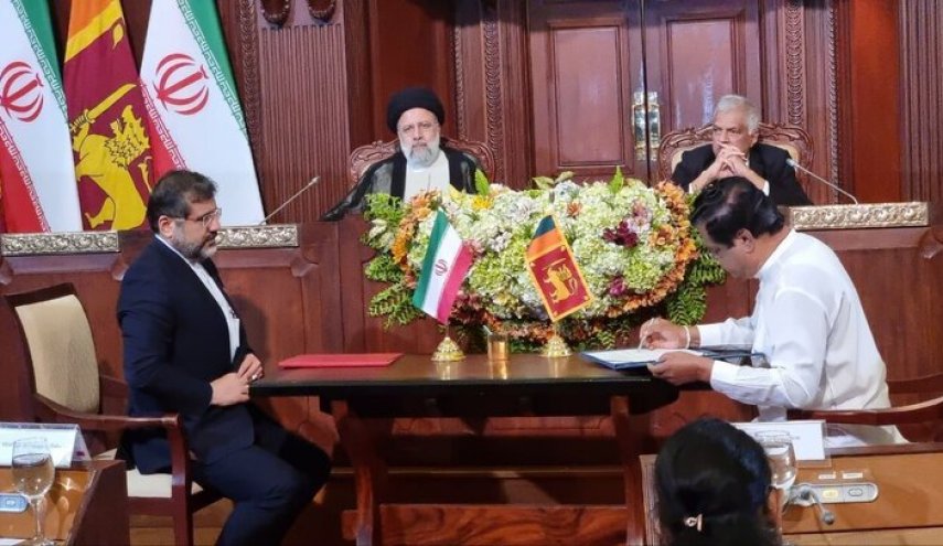 إيران وسريلانكا توقعان 5 مذكرات تعاون بينهما