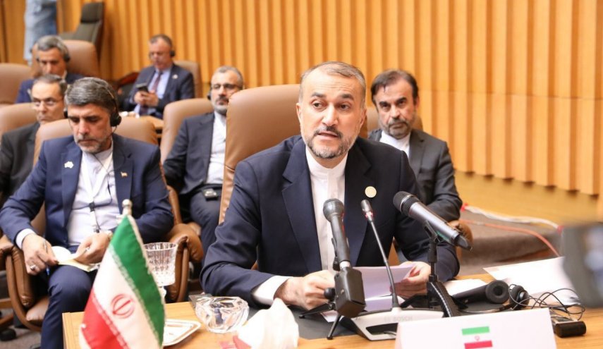 عبد اللهيان: يجب إيقاف ومحاكمة ومعاقبة الكيان المحتل القاتل للاطفال