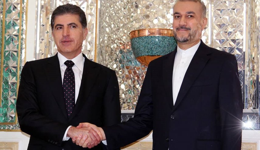  بارزاني يشدد على تنفيذ الاتفاقية الأمينة بين ايران و العراق