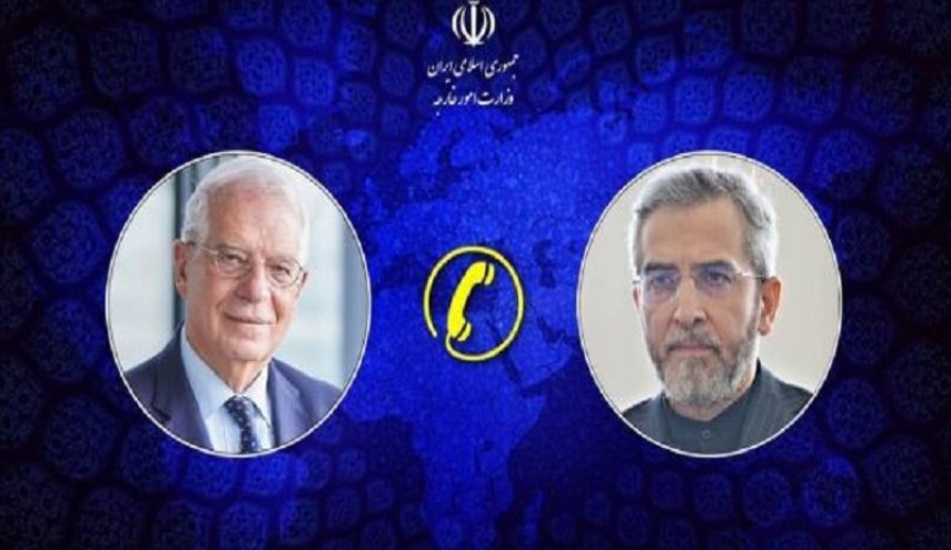 باقري كني: اجريت محادثة هاتفية صريحة وتطلعية مع بوريل

