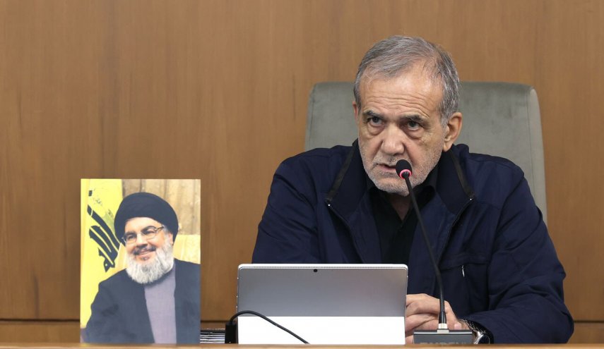 بزشكيان: إذا أخطأ الصهاينة سيتلقون رداً ساحقاً
