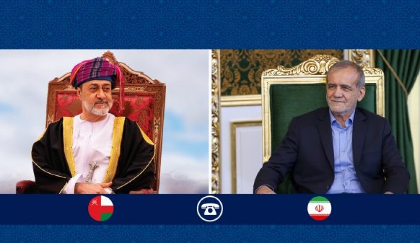الرئيس الإيراني وسلطان عمان يؤكدان على ضرورة وقف جرائم الاحتلال