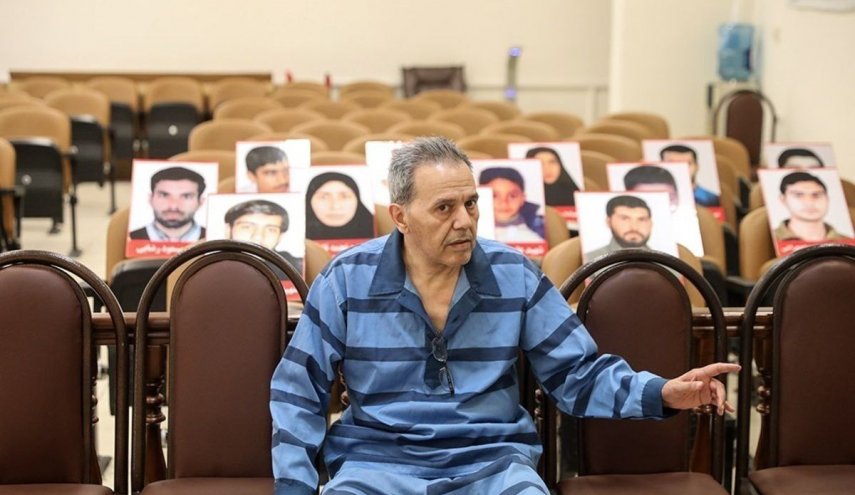اعدام الارهابي جمشيد شارمهد 