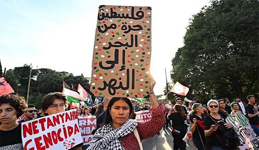 شعار 'من النهر إلى البحر' بنسختها 'الصهيوفاشية'!