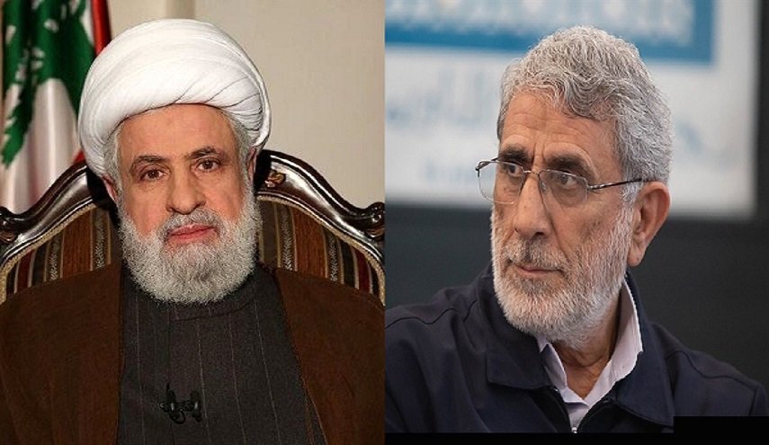 قائد قوة القدس يهنىء الشيخ قاسم ويؤكد وقوفها الى جانب المقاومة