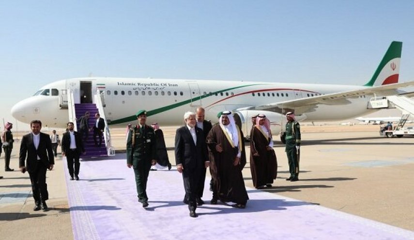 النائب الاول للرئيس الإيراني يصل الى العاصمة السعودية