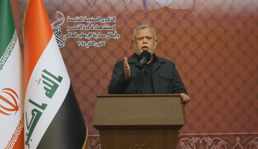 العامري: الشهيد سليماني كان له دور محوري بمواجهة التحديات في العراق وسوريا
