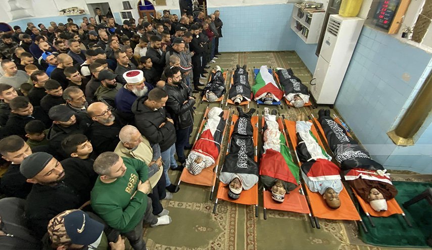 جنين تشيع جثامين 11 شهيدا من أبنائها