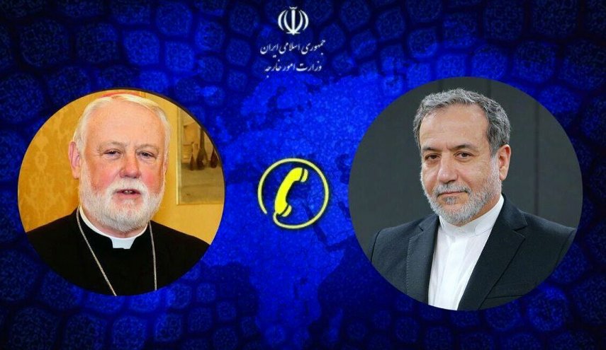 عراقجي يتباحث هاتفيا مع نظيره بالفاتيكان حول اخر التطورات السياسية  