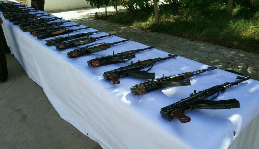 ضبط مخازن أسلحة تابعة لتنظيم إرهابي في سيستان وبلوجستان