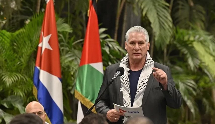 الرئيس الكوبي:'إسرائيل' تسعى للقضاء على أهالي غزة بدعم أمريكي
