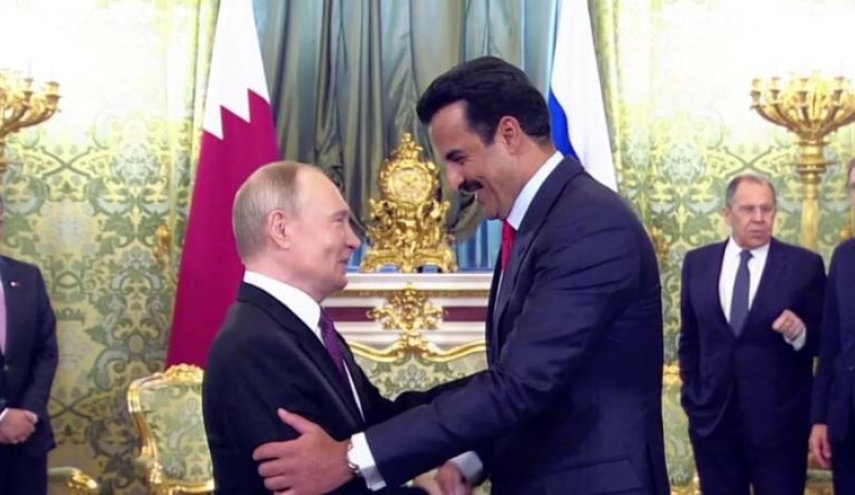 ماذا قال بوتين لأمير قطر بشان الاوضاع في سوريا وفلسطين؟
