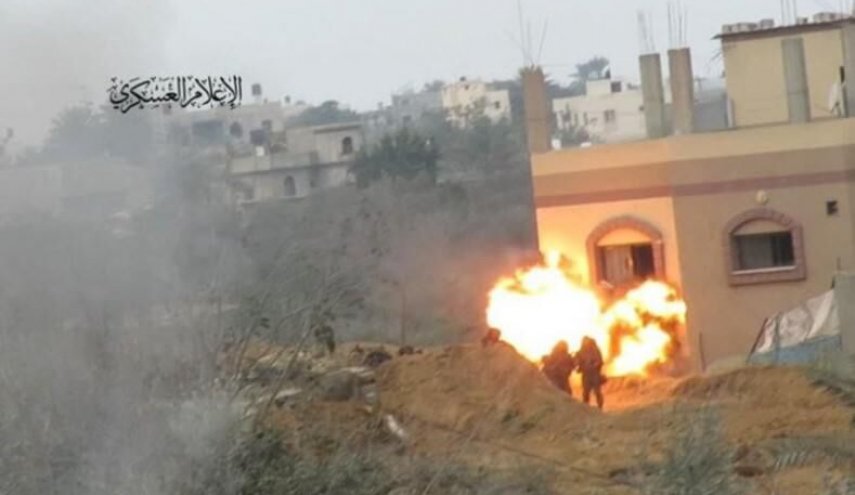 القسام تنفذ كمينا مركبا بقوة صهيونية شرق غزة
