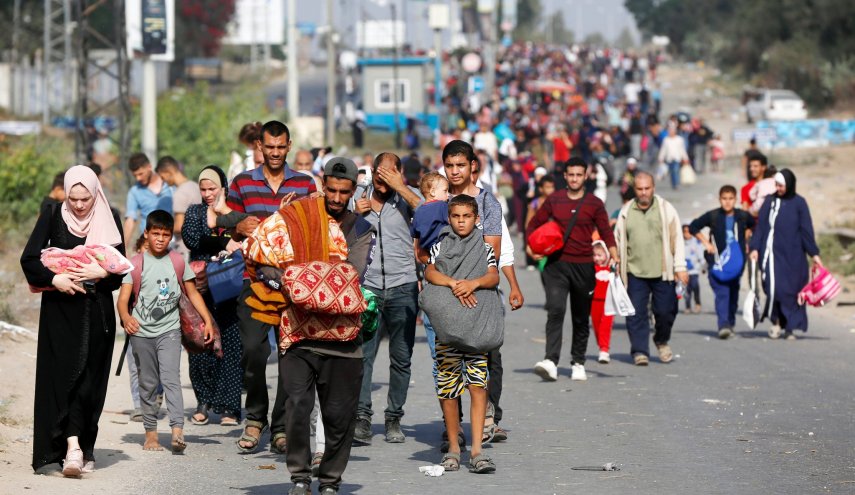 السفارة الفرنسیة لدى الإحتلال متواطئة بجريمة تهجير سكان غزة
