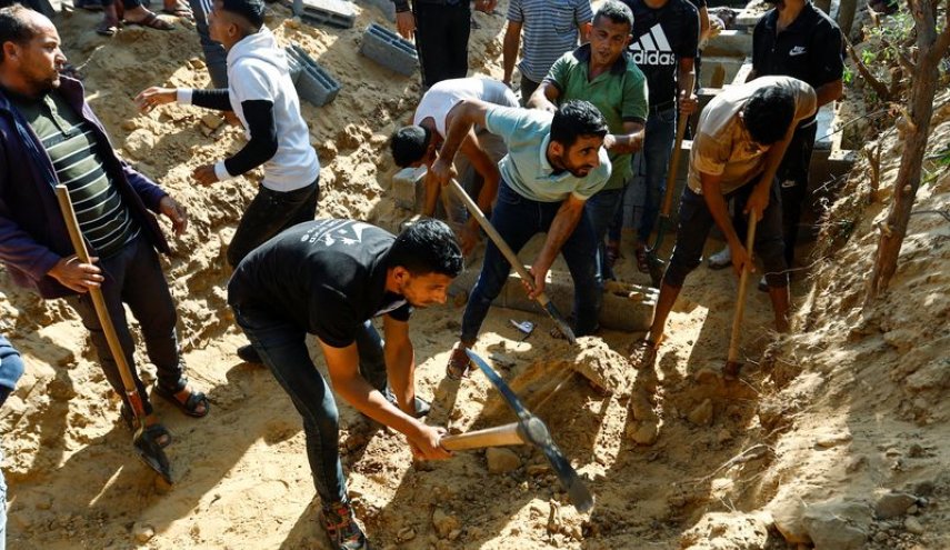  پیکرهای فلسطینی که یک متر خاک برای آرمیدن ندارند!