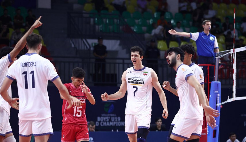 ايران تفوز على مصر في دوري بطولة العالم بالكرة الطائرة