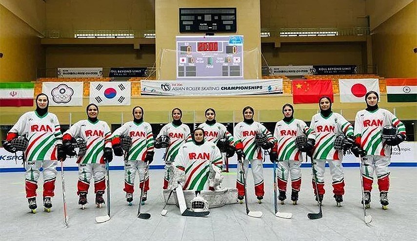 منتخب إيران للسيدات يحقق المركز الثالث في بطولة آسيا لهوكي الجليد