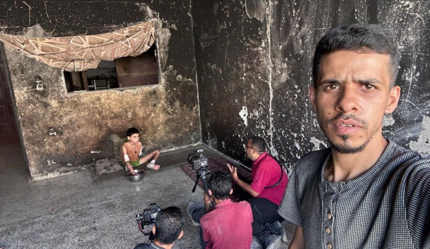شاهد.. الاحتلال الاسرائيلي يغتال مصور قناة العالم في غزة