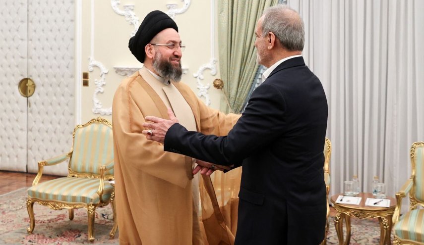 الرئيس بزشكيان يستقبل السيد عمار الحكيم