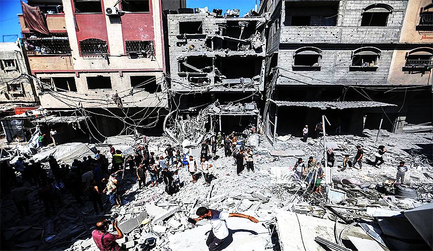 50 ألف فلسطيني اصبحوا بلا مأوى في غزة خلال اسبوع