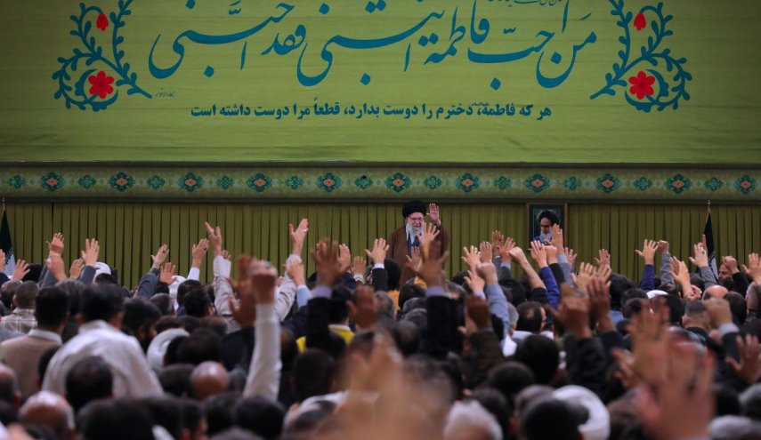 مراسم ذكرى ولادة السيّدة فاطمة الزهراء (ع) بحضور قائد الثورة الإسلامية 
