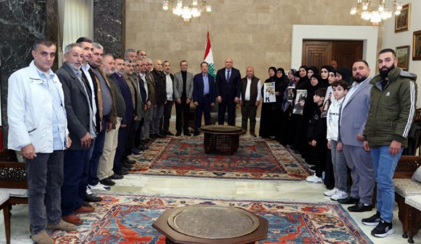 الرئيس اللبناني: عودة الأسرى المعتقلين في الكيان المحتل أولوية